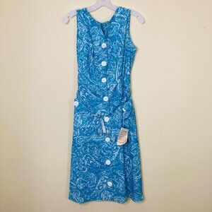 Top Mode Frocks Women's Dress 14 1/2 Vintage Made in USA FLAWED as is Paisley